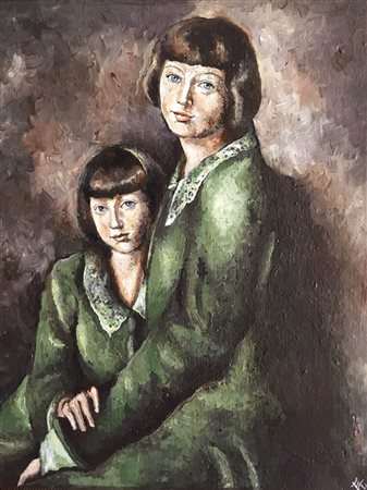 Enrica Toffoli, Il fiume della vita 2014 Acrilico su tela, 30cm x 24cm....