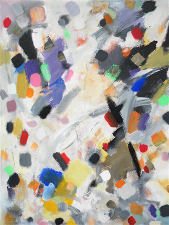 Irvin Grassi, Instinct 02 2019 Olio e acrilico su tela, 120cm x 100cm....