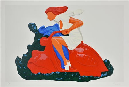 Plumcake SENZA TITOLO serigrafia su carta, cm 70x100 esemplare 157 su 200 sul...