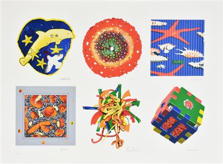 Cracking Art Group SENZA TITOLO serigrafia materica su carta, cm 55,5x76...