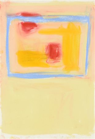 Rossella Fumasoni COMPOSIZIONE tempera, pastello e grafite su carta, cm...