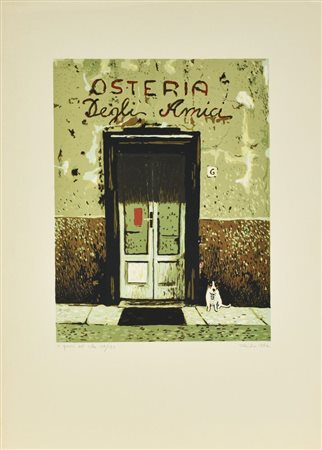 Antonio Saliola I PASSI DEL SOLE litografia, cm 70x50; es. 108/125 firmato,...