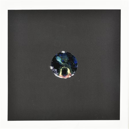 Mario Schifano SENZA TITOLO serigrafia, cm 70x70 esemplare 11/200 sul fronte:...