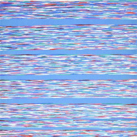 Piero Dorazio SENZA TITOLO serigrafia su carta, cm 65,5x65,5 esemplare 1 su...