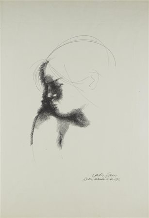 Emilio Greco RITRATTO DI FANCIULLA litografia, foglio cm 42x30 firmato e...