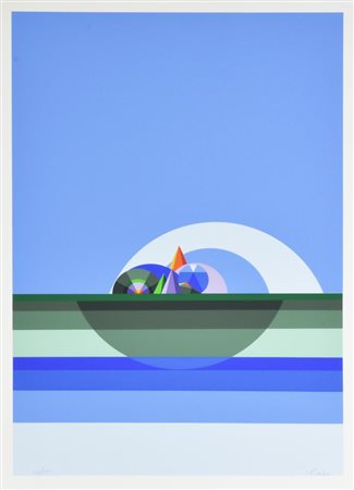 Keizo Morishita SENZA TITOLO serigrafia su carta, cm 70x50 esemplare 122 su...