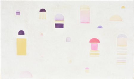 Enrico Barbera SENZA TITOLO olio su tela, cm 46x77 sul retro: firma e data...