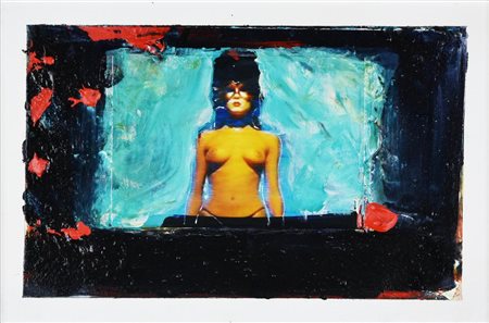 Mirko Pagliacci EVA (OMAGGIO A KUBRIK) acrilico su tela, cm 20x30 sul retro:...