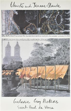 Christo THE GATES (PROJECT FOR CENTRAL PARK, NEW YORK CITY), 1997 Christo and...