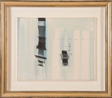 Sergio Romiti (Bologna 1928 – 2000), “Composizione”, 1961. Olio su tela,...