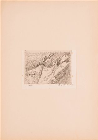 Luigi Bartolini (Cupramontana 1892 - Roma 1963), “Uccellini allo studio”....