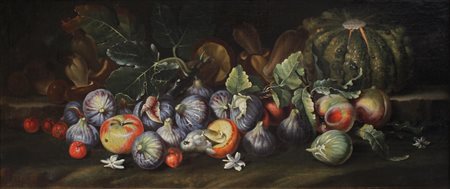 FRANZ WERNER VON TAMM (1658-1724) attr. "Naura morta allegoria dell'autunno"...