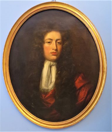 JEAN RANC (Montpellier 1674 - Madrid 1735) seguace di. "Ritratto di giovane...