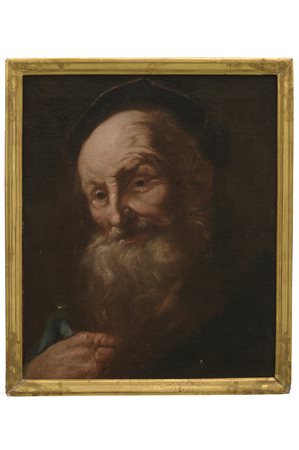 BARTOLOMEO NAZZARI (Clusone 1693- Milano 1758) attr. "Testa di carattere"...