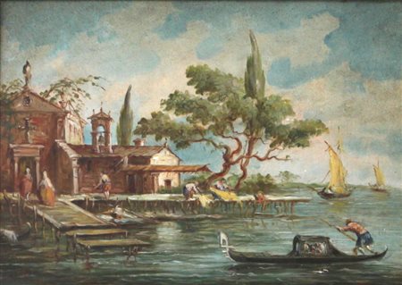 LUCIA PONGA degli ANCILLO (Venezia 1887-Vittorio Veneto 1966) "Isola della...