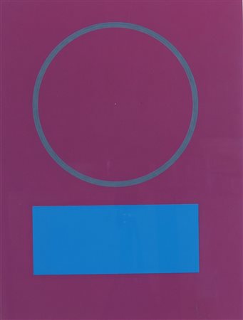 LEPPIEN JEAN (Lenebourg 1910 - Parigi 1991) "Cerchio magico " 1973 Tempera su...