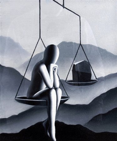 KOSTABI MARK (Los Angeles 1960) "Reflections on Grace" 2005 Olio su tela cm....