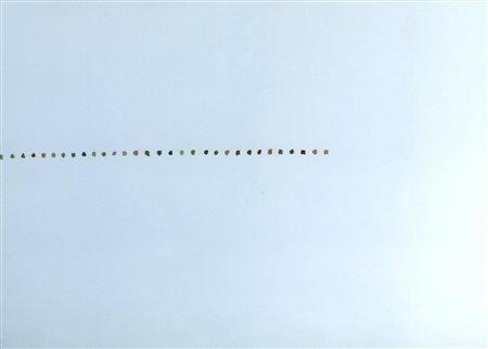 NIGRO MARIO (Pistoia 1917 - Milano 1992) "Senza titolo" 1987 Tempera su carta...