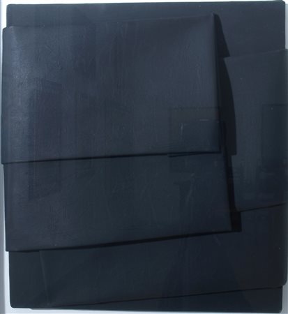 BERLINGERI CESARE (Cittanova 1948) "Sul nero avvolto" 2006 Acrilico e...