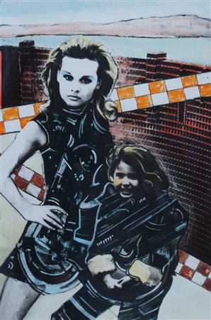 BERTINI GIANNI (Pisa 1922) "Bozzetto per il ritratto di Masa Ferrari " 1974...