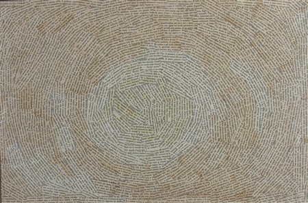 CARMASSI ARTURO (Lucca 1925) "Senza titolo" Collage su carta intelata cm. H:...