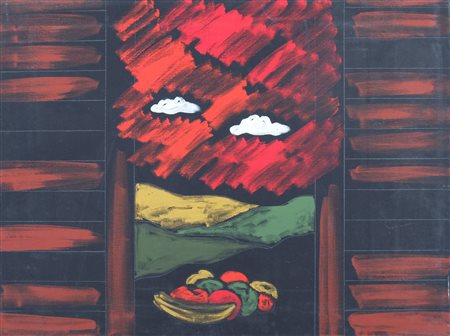 FESTA TANO (Roma 1938 - Roma 1988) "Paesaggio" Olio su tela cm. H: 60.00 P:...