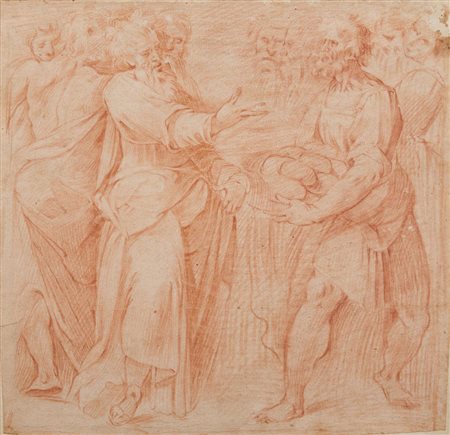 Giovanni Battista Crespi [attribuito a] (1573 - 1632) DISTRIBUZIONE DI PANI...