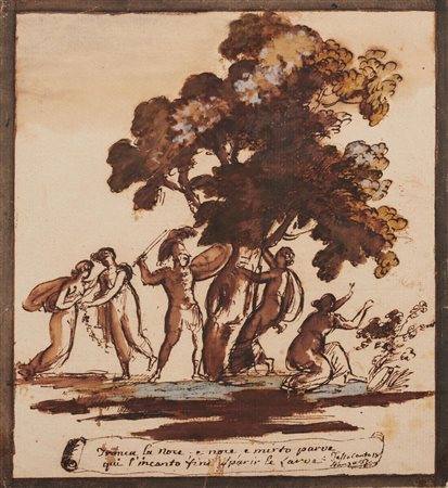 Giuseppe Bossi [attribuito a] (1777 - 1815) SCENA DA 'LA GERUSALEMME...