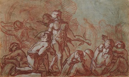 Bartholomaus Spranger [attribuito a] (1546 - 1611) SCENA MITOLOGICA CON...