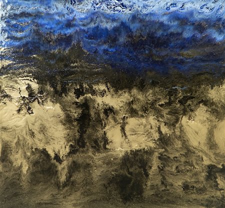 ANNAPAOLA RESCIGNO Venice resina su mdf cm 100x100