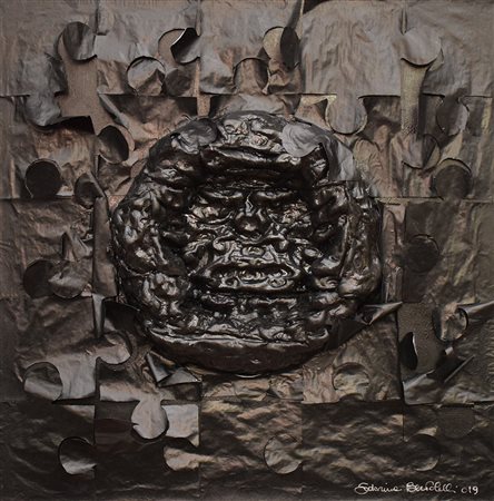 SABRINA BERTOLELLI “BLACKJACK” (fante nero), 2019 Tecnica mista su tela...