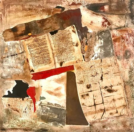 GIANCARLO CICCOZZI Trasposizioni D-12, 2019 Tecnica mista su tela con gesso,...