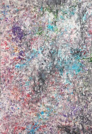 VINCENZO PIZZORUSSO CONFUSIONE AFFETTIVA Tecnica mista su tela cm 100x70