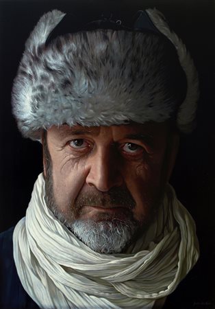 Juanjo Narbòn La mirada de Manuel, 2016 oil on canvas cm 92x65