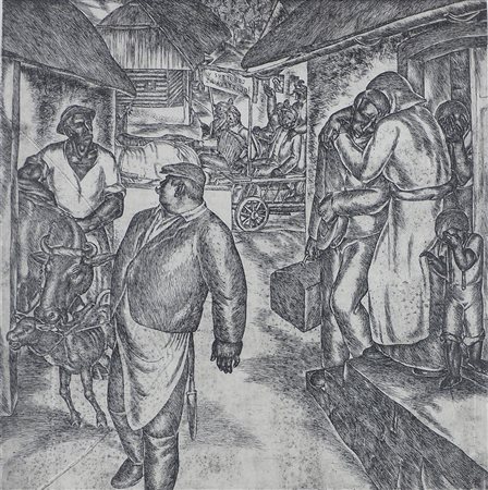 France Kralj (?) 1895-1960 Lotto di 6 incisioni di cm. 50x70 e cm. 70x70.