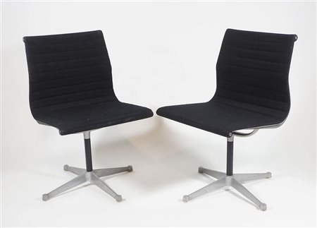 Herman Muller: lotto di 5 sedie modello Alluminium Grpou EA105. Disegno di C....