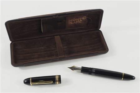 Montblanc: penna stilografica Meisterstuck n. 149 con pennino inciso. Entro...