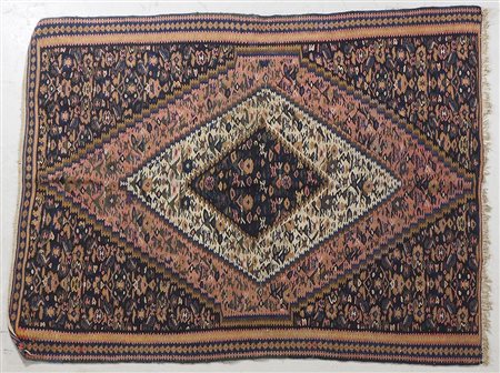 Tappeto Kilim persiano, cm. 108x142.