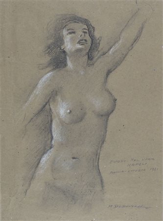 Marcello Dudovich Trieste 1878-Milano 1962 "Nudo femminile" cm. 41x31 -...