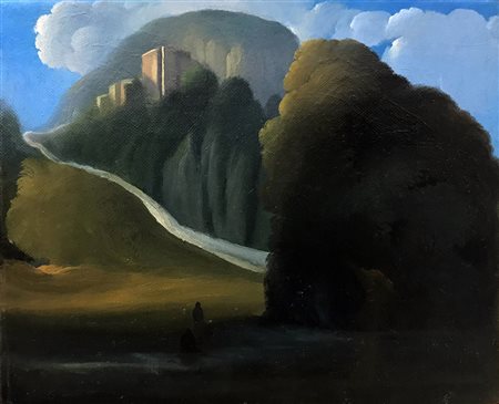 Ubaldo Bartolini 1944, Ascoli Piceno (Ap) - [Italia] Appuntamento serale olio...