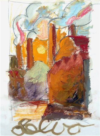 Salvo 1947, Leonforte (En) - 2015, Torino (To) - [Italia] senza titolo olio...