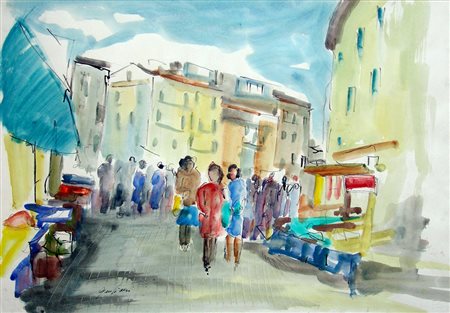 Edmondo Giuliani 1915, Jesi (An) - 2007, Jesi (An) - [Italia] Passeggiata tra...