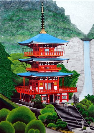 Lisa Messina 1982, San Cataldo (Cl) - [Italia] La pagoda giapponese tecnica...