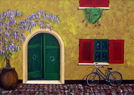 Giuseppe Iaria 1963, Reggio Calabria (Rc) - [Italia] L'arrivo acrilico su...