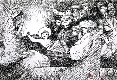 Salvatore Fiume 1915, Comiso (Rg) - 1997, Milano (Mi) - [Italia] senza titolo...