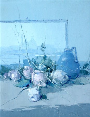 Franco Gnocchi 1945, Gallarate (Va) - [Italia] Il quadro olio su tela 50x40...