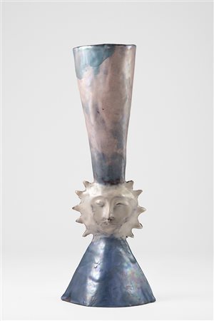 Fausto Melotti (Rovereto 1901 - Milano 1986)"Vaso" 1955 circaceramica...