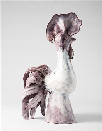 Fausto Melotti (Rovereto 1901 - Milano 1986)"Gallo" 1955 circaceramica...