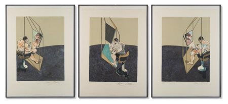 Francis Bacon (Dublino 1909 - Madrid 1992)"Three Studies of the Male Back"...