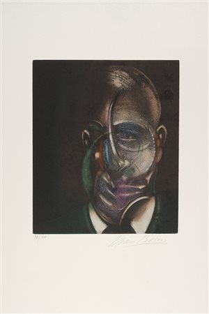 Francis Bacon (Dublino 1909 - Madrid 1992)"Portrait of Michel Leiris, from...